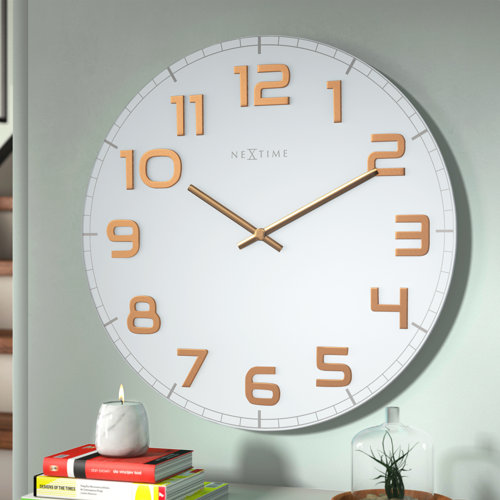 Wrought Studio Classy Wall Clock & Reviews Wayfair